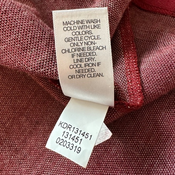 J. Jill Women's XL Ponte Dress Sepia Burgundy Plaid Pockets :) Stretch Business - Picture 11 of 14